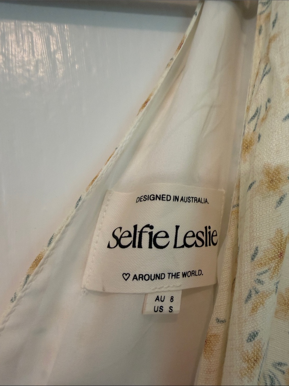 Selfie Leslie light Yellow Floral Tie-Shoulder Maxi Dress - Picture 2 of 3